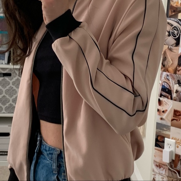 ZARA - pink bomber jacket - Picture 4 of 7